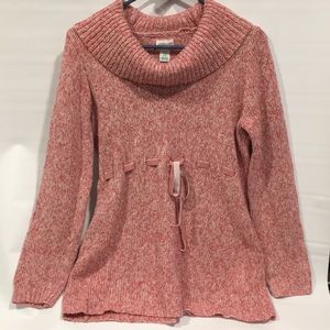 Beautiful pink maternity sweater